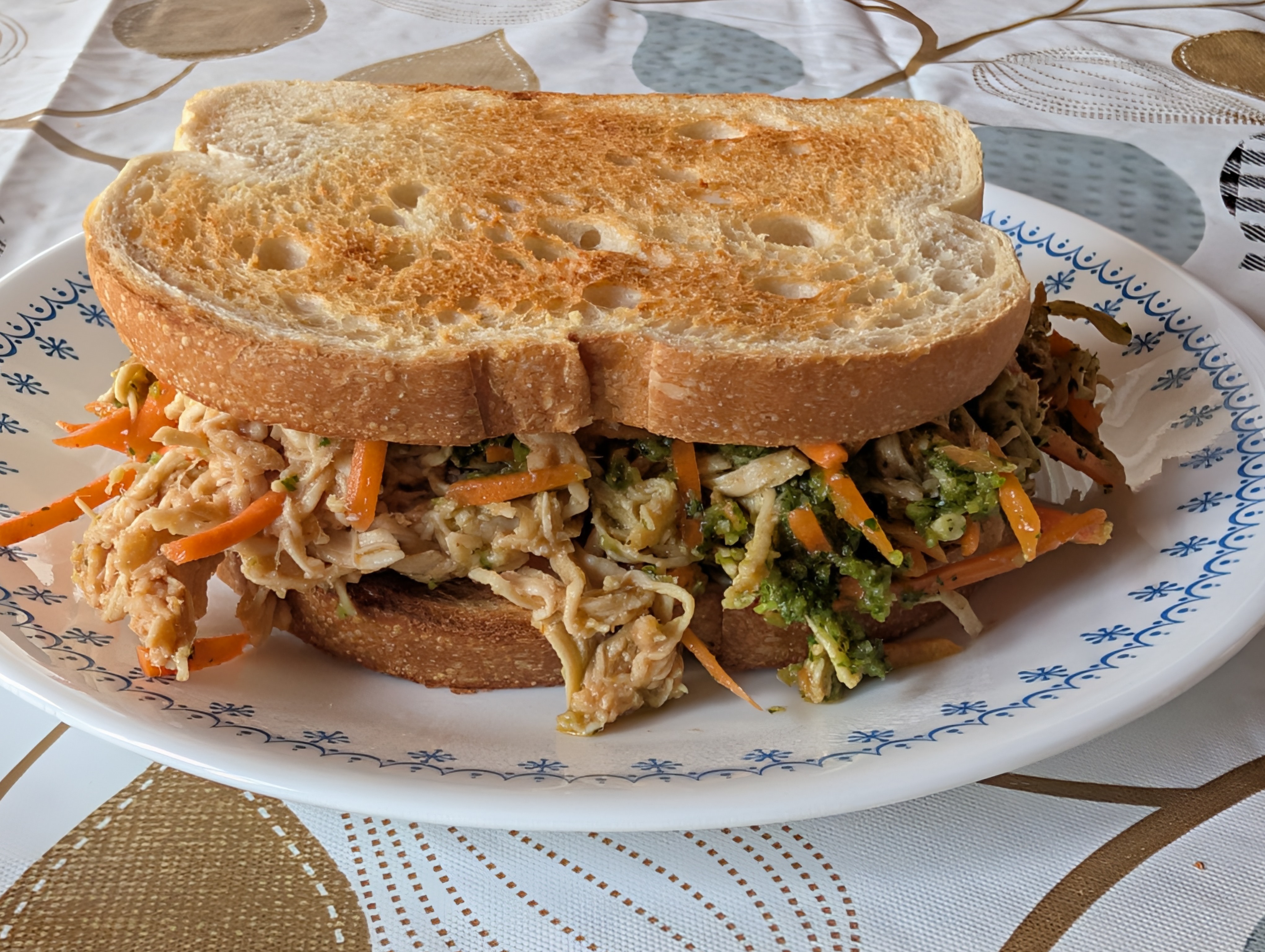 High Protein Banh Mi Inspired Sandwich